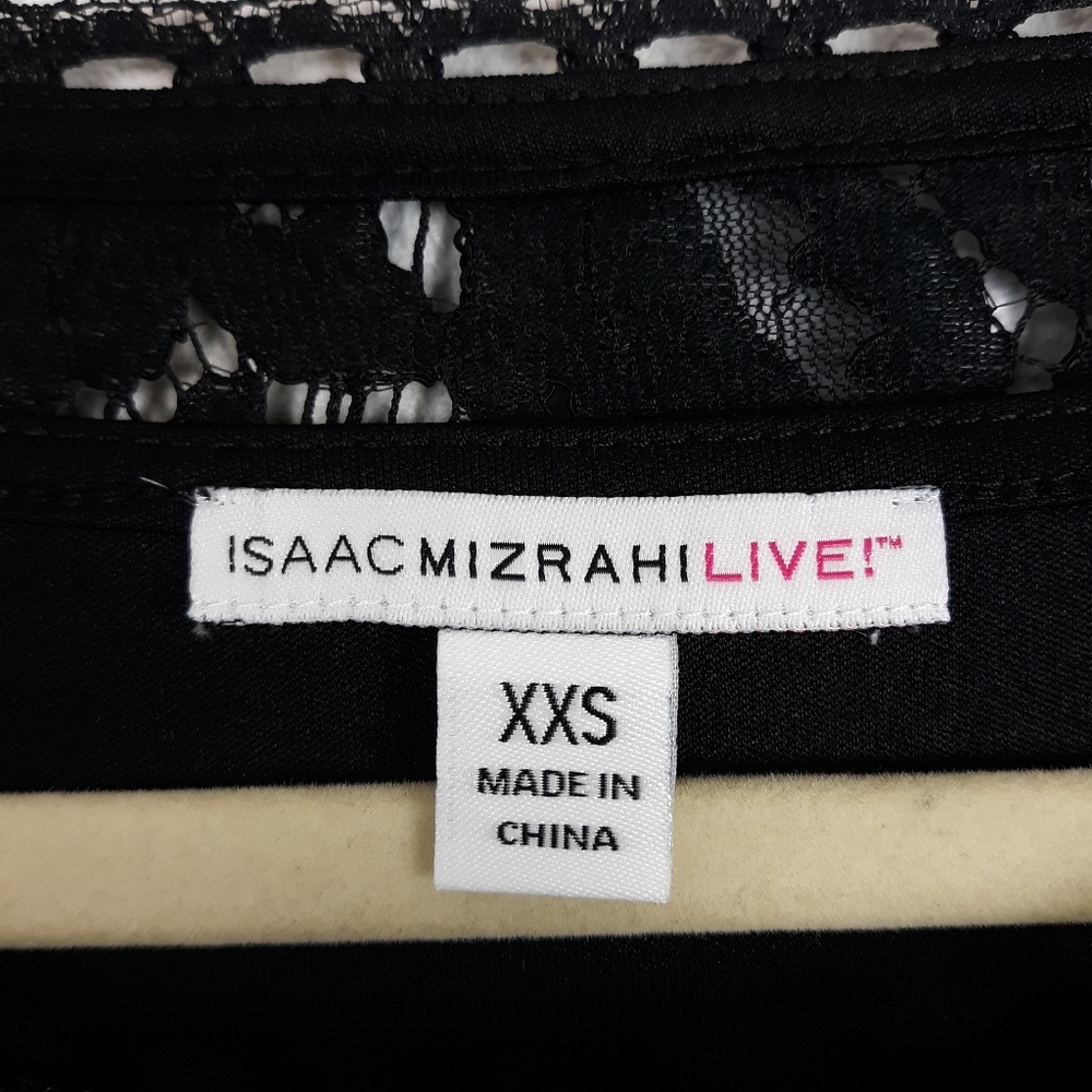 Isaac Mizrahi lace peplum top - Picture 5 of 8